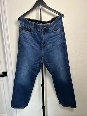 Torrid Women’s Dark Indigo Relaxed Jeans with Subtle Stud Detailing